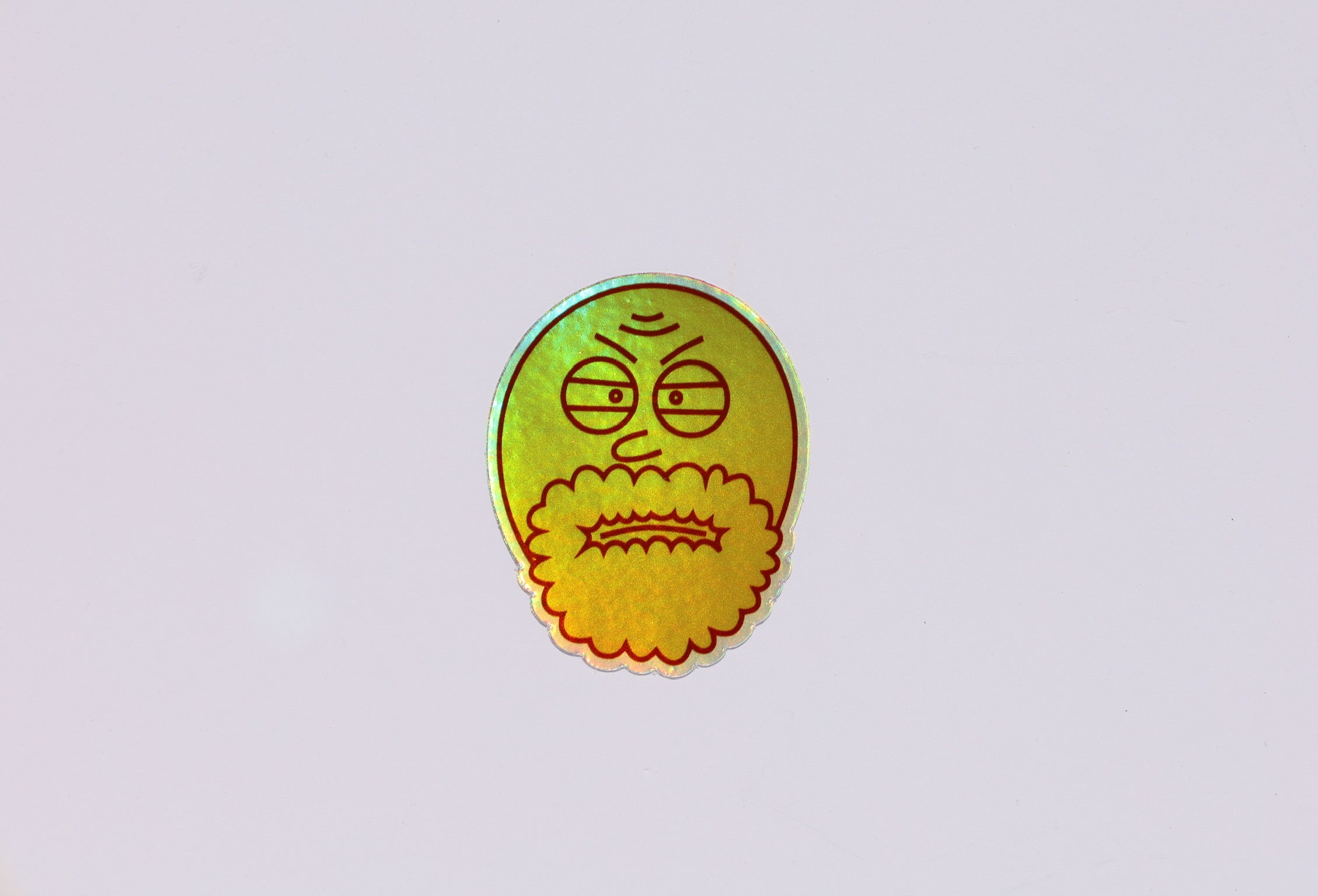 Holographic Baldwin Sticker